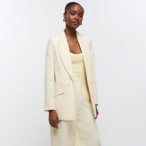 River Island Linen Blazer
